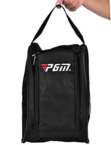 Schuhtasche Schuhe Taschen Nylon Sport Reise Tragetasche Schuhtaschen Organizer Trage Beutel Wasserdichter Tragbarer für Mann Damen Mit Reißverschluss Accessoires(Schwarz)
