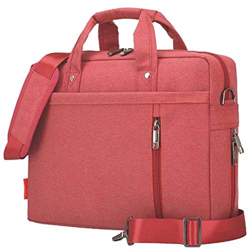 HotYou Sacoche en Ordinateur Portable, Serviettes Anti-Chocs avec Multi-Fonctionnel Sac à 15 pour Tablette/PC Ordinateur Portable/Chromebook/Macbook/Ultrabooks, Version 3 Rouge