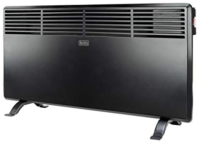 BLACK+DECKER Bxcsh1800E Termoconvettore, 1800 W, Steel, Nero