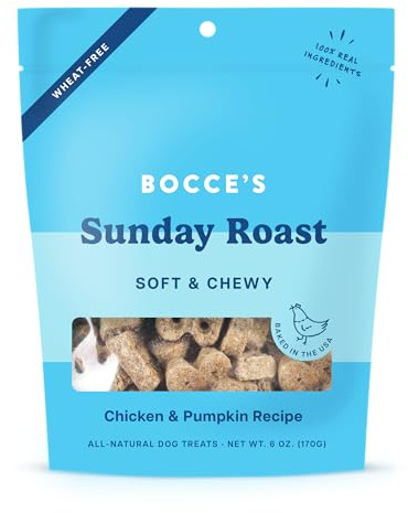 Bocce's Bakery Sunday Roast Soft & Chewy Dog Treats (Chicken & Pumpkin)