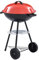 vidaXL XXL Holzkohle Kugelgrill mit Rädern Tragbar Rundgrill Grill BBQ Standgrill Holzkohlegrill Smoker Gartengrill Grillwagen 44cm