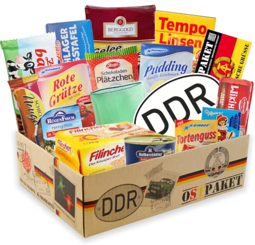 Ostprodukte DDR Produkte DDR Geschenkset DDR Ostpaket Kultprodukte Geschenkpaket Geschenkset Party Geschenkbox Geburtstag