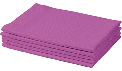 Amago - 5er Pack Gläsertücher, 45 x 65 cm - Lila
