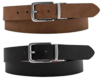 Levi's Herren Classic Reversible Belt, Regular Black, 100