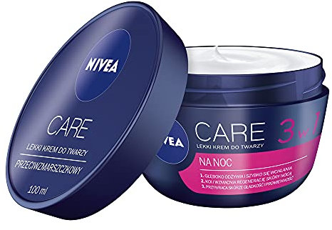 NIVEA Leichte Gesichtscreme 3in1 Nachtcreme 100ml