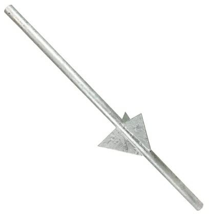 VP Drive in Fixing Spike for Eco Plastic Fencing Panels - Composite Fence Panel, Natural (ECOFPAN)