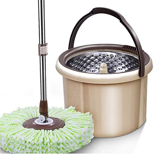 Fregona automática Cubo de fregona fregona giratoria Manos Libres Lavado hogar Trabajo Ahorro fregona Perezosa