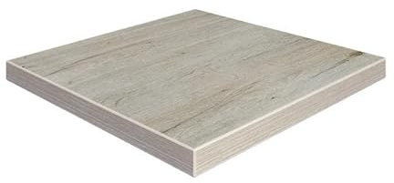 Dekorspanplatte Halifax Eiche lasiert sandgrau als Tischplatte, Schreibtischplatte, Arbeitsplatte, Laden- und Möbelbau, 42x60 cm, Stärke: 28 mm