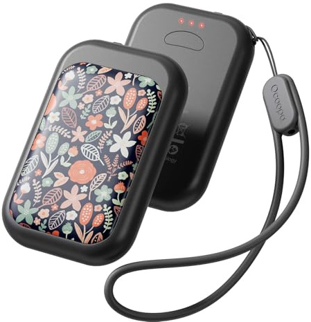 OCOOPA Chauffe-Mains Rechargeable,5000 mAh,Chauffe-Mains Magnétique,étanche,Réutilisable Portable Chaufferette Main Électrique,USB,Certifié UL,3 Niveaux de Chaleur