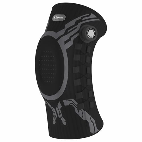 Kuangmi Rodillera Soporte Profesional para Alivio del Dolor, Recuperación Articular, Uso Deportivo y Diario B-L-L