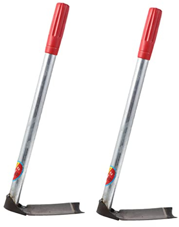 2 Pièces Outils de Jardinage Petite Houe Forgée pour Creuser Désherber pour Jardinage à Main Agriculture
