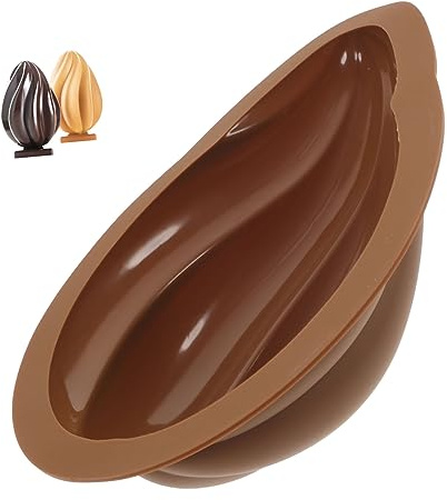 LAPYAPPE Molde De Silicona Para Hacer Huevos De Pascua Mousse De Pastel Pasteles y Postres Forma De Huevo Para Hornos y Repostería