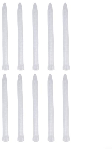 Lot de 10 embouts mélangeurs statiques série 10-18 AB Buse de mélange de colle à deux composants 214 mm Plastique ABS (A)