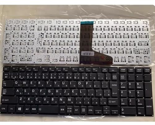 LUNOZST SP JP US-Layout für Toshiba für Satellite P50-A P50T-A P55-A P55T-A P50-B P55-B P70-A P75-A X70-A X70-B X75-A Laptop-Tastatur(JP Big Enter)
