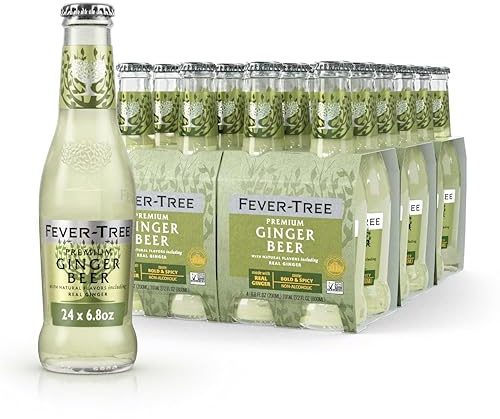 Fever-Tree Premium Ingwerbier, ohne künstliche Süßstoffe, Aromen oder Konservierungsstoffe, 24 ml