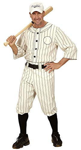 W WIDMANN MILANO Party Fashion - Kostüm Baseball Spieler, Sportler, Beruf, Faschingskostüme