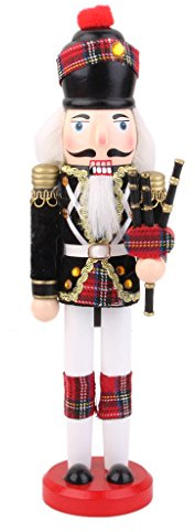MagiDeal Casse-Noisette en Bois écossais Figurine Soldat Collection Enfant Adulte #1