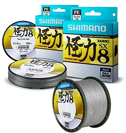 Shimano Kairiki Geflecht – Grau – 300 m
