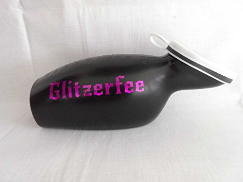 Urinflasche für Frauen Glitzerfee Multi Lens Rasperry, Edition
