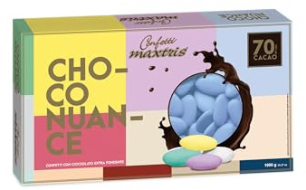 Confetti Maxtris CHOCO NUANCE colore CIELO cioccolato fondente 1 KG