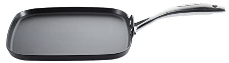 Scanpan Pro IQ Grillpfanne, 27,9 cm, einfach zu bedienendes Antihaft-Kochgeschirr, spülmaschinenfest, Metallutensilien und ofenfest, von Hand in Dänemark hergestellt