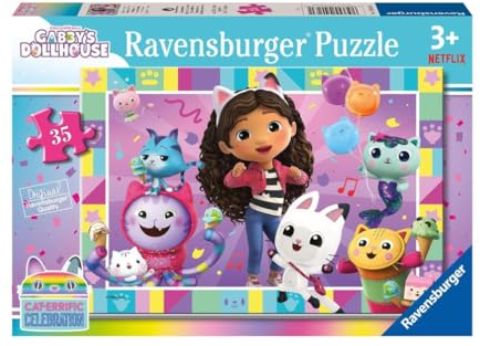 Ravensburger Gabbys Dollhouse Toys UK - 35 Piece Jigsaw Puzzle for Kids Age 3 Years +