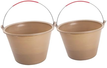 OSALADI 2pièces Seaux De Mélange Renforcé pour Maçons Seaux De Chantier Multifonctionnels avec Poignée Résistants Et