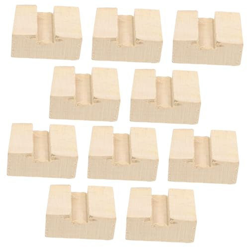 Happyyami 10pezzi Cuneo Di Fissaggio in Legno Per Manuale Cuneo Per Accessori Per Riparazione Di Utensili Da Giardino