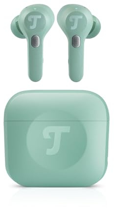 Teufel AIRY TWS PRO - True-Wireless In-Ear Bluetooth Kopfhörer | mit Active Noise Cancelling, Transparenzmodus, Kabelloses Laden, IPX4 Wasserfest - Misty Green