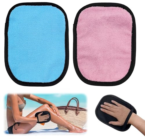 LUMOOM Lot de 2 Sacs d'élimination du Sable pour la Plage, Gants d'élimination du Sable, Accessoires de Plage réutilisables pour Les Vacances à la Plage, Sac de Plage, Essentiels de Camping (B)