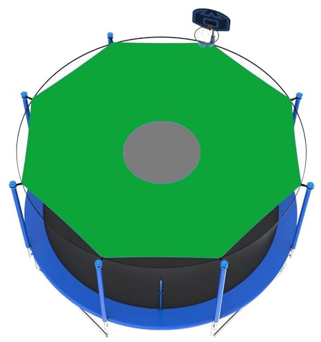 Iouyjiu Abdeckung für Trampolin | Sonnensegel für Trampolin Sonnenschutz | Reißfestes Gewebe, faltbar und blockierend, für Garten und Outdoor-Sportarten