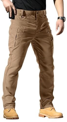 Lightweight Mens Pants Mens Stretch Hiking Pants Men's Military Cargo Tactical Pant Water Resistant Ripstop Lightweight Stretch Combat Outdoor Hiking Pant