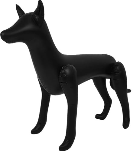 Ericetion 1 Stück Weiches PVC Aufblasbare Realistische Haustierkleidung Schaufensterpuppe Tragbare Hund Urlaub Outfits Haustier Stehend Kleidung Modell Foto