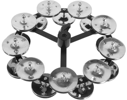 Silberner Hi Hat Beckenring aus Aluminiumlegierung und Abs, Zweireihig | Performances und Populäre Musikstile, Stilvolles Design, Ergänzt die Tonstaffelung