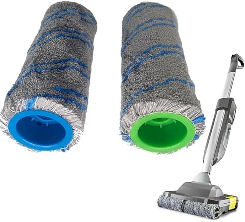 XYWOPO For Karcher, for set di rulli ricambio BR 30/1 FC3 FC3D FC5 FC7 confezione da 2 4.030-088.0 Panni for la pulizia del pavimento for uso asciutto e bagnato Panno per robot lavapavimenti