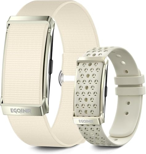 EGQINR Smart Bracelet for Women, Ultra-Thin Fitness Tracker with 20-30 Days Battery Life, 24/7 Heart Rate, SpO2, Sleep Monitor, 170+ Sports Modes Smart Wristband with Free APP, Dual Straps