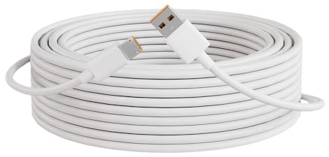 poluu 5M Ultra Long Micro USB Cable,USB A to Micro USB Long Charging Cord | Fast Charge Data Sync for Home Security Cameras for Wyze Cam PS4 Controller Kindle Fire Galaxy and More