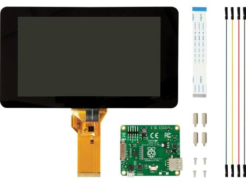 Raspberry Pi 7-Inch Touch Screen Display, SD VGA 480p