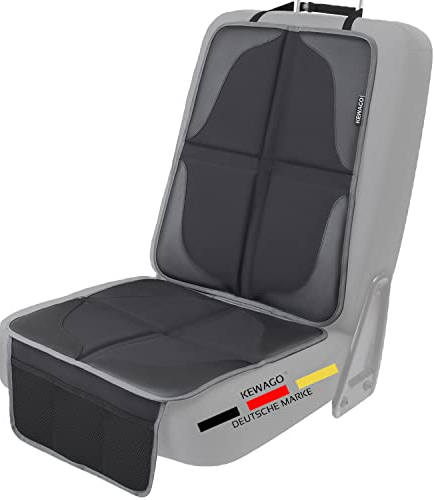 Coussin de siège Enfant Kewago Compatible ISOFIX – Protection de siège siège Enfant Voiture et sièges Avant – Protection de siège Voiture Enfants – Housse de Protection et Protection de Dossier