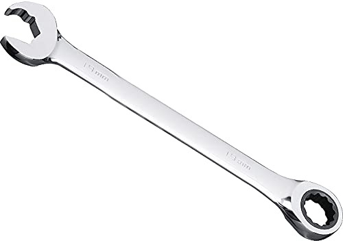 SENRISE Ratchet Spanner 8mm Combination Wrench Open End & Ring Metric Open End and Box End Spanner Tool for Repairing