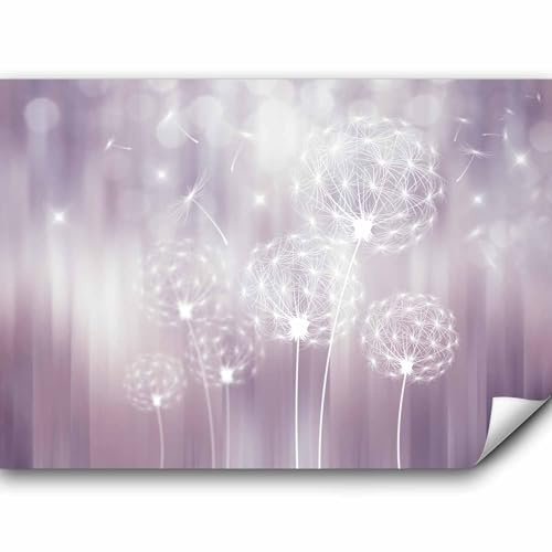 murando - Fototapete selbstklebend Pusteblume Blumen Natur, 392x280 cm | Selbstklebend ohne Kleister, Full HD Druck, ideal fürs Wohn- oder Schlafzimmer, schnelle Montage, lichtbeständig, geruchsfrei