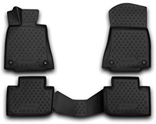 Element 3D Gummimatten Passgenaue Fußmatten IS250 2013-2015 2015-4tlg