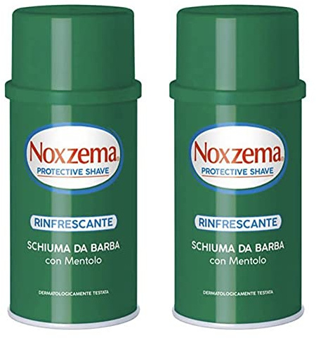 Shaving NOXZEMA SHAVING GEL FOAM MENTHOL VITAMIN E 300ML PACK OF TWO