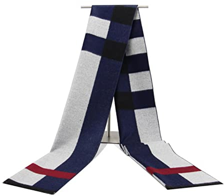 UKKO Kaschmirschal Winter Herren Kaschmirschal Warmer Kecker Chip-23