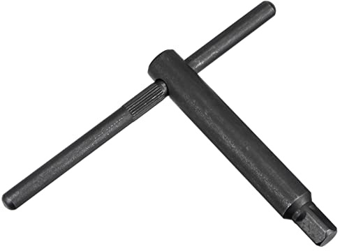 sourcing map Lathe Chuck Wrench, 14mm Square Head Key Spanner Tool for CNC Router Engraving Milling Machine (L150x220mm)