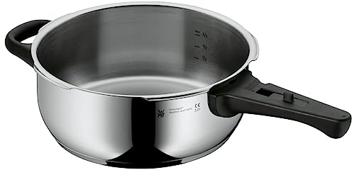 WMF Perfect - Cuerpo de Olla Rápida Ø 22 cm de Diámetro de 3 Litros. Acero Inoxidable Cromargan para Inducción