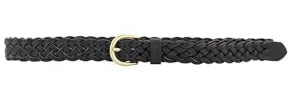 Wrangler Women's Braided Belt, Black, 85