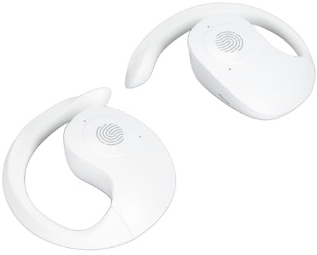 Språköversättare Hörlurar, 144 Språk Onlineöversättare, Tvåvägsöversättare med APP, Trådlösa Bluetooth-översättare för Resor (Vit)