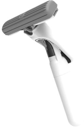 Qianly Mini Spray Water Mopp Flat Kompaktes Reinigungswerkzeug Mini -Mop -Schreibtisch Reiniger für Badezimmertisch Haushaltauto, Weiß