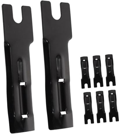 YARNOW 8 Pezzi Porta attrezzatura da ciclismo montaggio staffa bandiera accessorio per il ciclismo accessori per biciclette Accessori per ciclismo staffa per banner di sicurezza Black